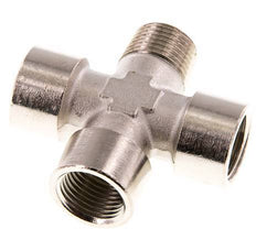 Cross Fitting R1/2'' Male - G1/2'' Female Nickel plated Brass 16 bar (224.8 psi)