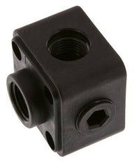 Distribuidor de 5 vías Montaje en pared G1/2'' Plástico