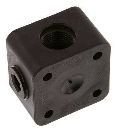 Distribuidor de 5 vías Montaje en pared G1/2'' Plástico