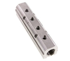 Distributor Bar 2xG3/4'' - 4xG1/4'' Stainless Steel One-sided PN 15