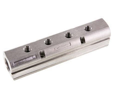 Distributor Bar 2xG3/4'' - 4xG1/4'' Stainless Steel One-sided PN 15
