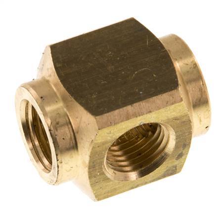 4-way Air Distributor G1/4'' Brass 16 bar (224.8 psi) [2 Pieces]