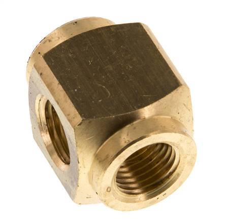 4-way Air Distributor G1/4'' Brass 16 bar (224.8 psi) [2 Pieces]
