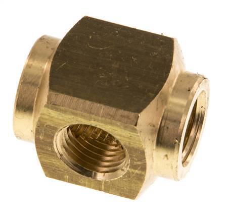 4-way Air Distributor G1/4'' Brass 16 bar (224.8 psi) [2 Pieces]