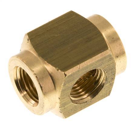 4-way Air Distributor G1/8'' Brass 16 bar (224.8 psi) [2 Pieces]