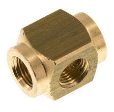 4-way Air Distributor G1/8'' Brass 16 bar (224.8 psi) [2 Pieces]