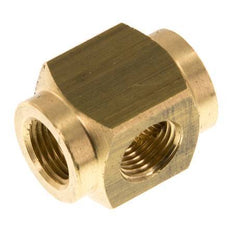 4-way Air Distributor G1/8'' Brass 16 bar (224.8 psi) [2 Pieces]