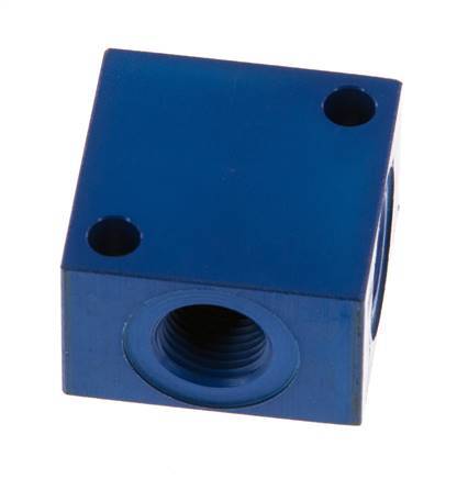 4-way Air Distributor G1/8'' Aluminium 16 bar (224.8 psi)