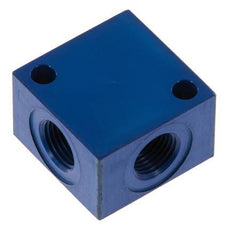 4-way Air Distributor G1/8'' Aluminium 16 bar (224.8 psi)