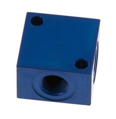 4-way Air Distributor G1/8'' Aluminium 16 bar (224.8 psi)