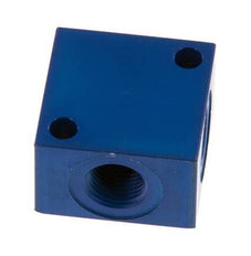 4-way Air Distributor G1/8'' Aluminium 16 bar (224.8 psi)