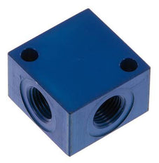 4-way Air Distributor G1/8'' Aluminium 16 bar (224.8 psi)