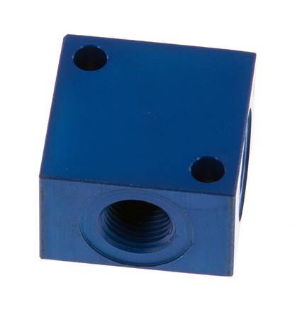 4-way Air Distributor G1/8'' Aluminium 16 bar (224.8 psi)