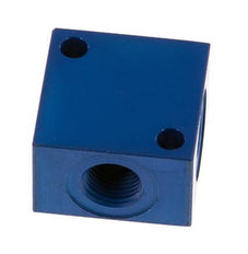 4-way Air Distributor G1/8'' Aluminium 16 bar (224.8 psi)
