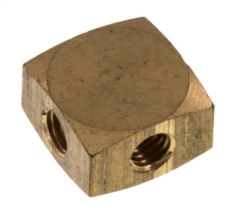 4-way Air Distributor M5 Brass 16 bar (224.8 psi)