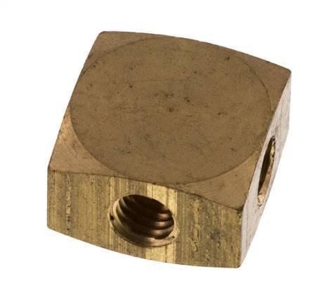 4-way Air Distributor M5 Brass 16 bar (224.8 psi)