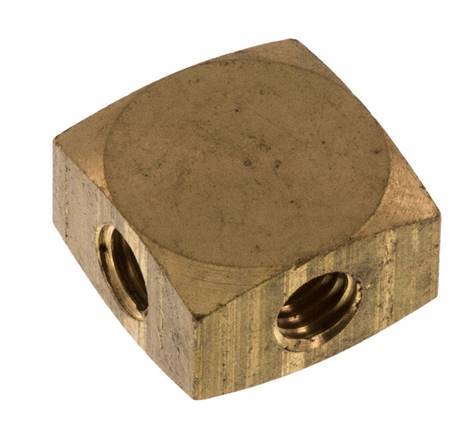 4-way Air Distributor M5 Brass 16 bar (224.8 psi)