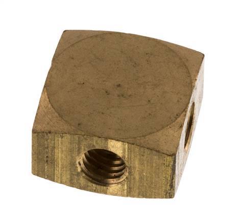 4-way Air Distributor M5 Brass 16 bar (224.8 psi)