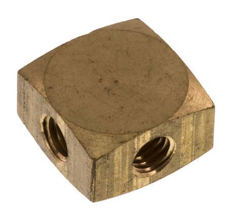 4-way Air Distributor M5 Brass 16 bar (224.8 psi)
