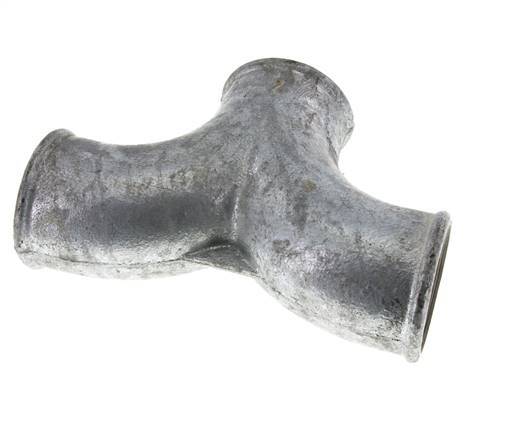 Racor en T Rp2'' Hembra Fundición maleable 25bar (351.25psi)