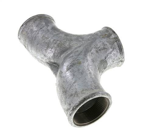 Racor en T Rp2'' Hembra Fundición maleable 25bar (351.25psi)