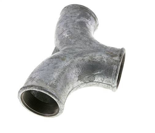 Racor en T Rp2'' Hembra Fundición maleable 25bar (351.25psi)