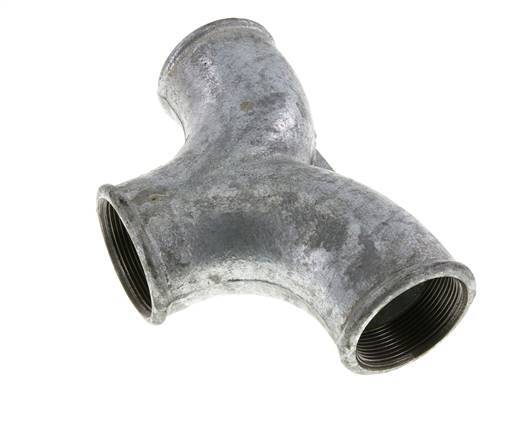 Racor en T Rp2'' Hembra Fundición maleable 25bar (351.25psi)