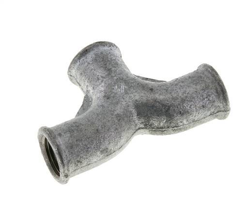 Racor en T Rp1/2'' Hembra Fundición maleable 25bar (351.25psi)