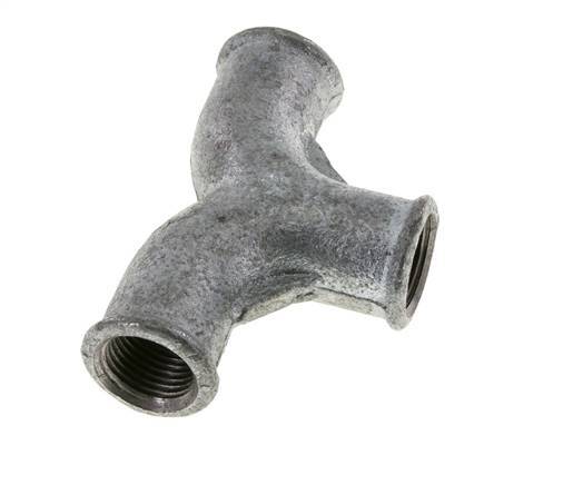 Racor en T Rp1/2'' Hembra Fundición maleable 25bar (351.25psi)