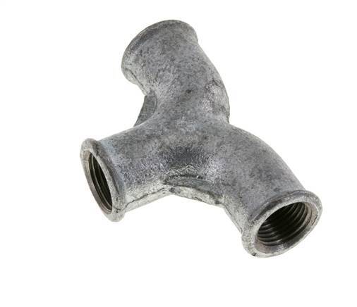 Racor en T Rp1/2'' Hembra Fundición maleable 25bar (351.25psi)