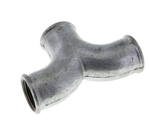 Racor en T Rp1'' Hembra Fundición maleable 25bar (351.25psi)