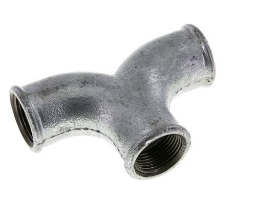 Racor en T Rp1'' Hembra Fundición maleable 25bar (351.25psi)