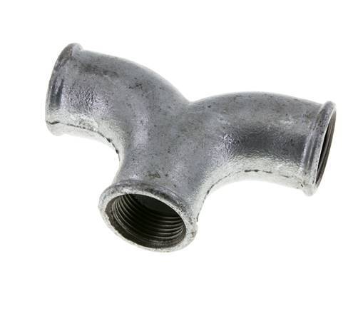 Racor en T Rp1'' Hembra Fundición maleable 25bar (351.25psi)
