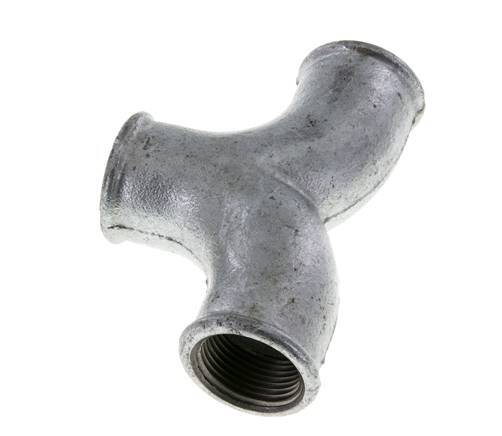Racor en T Rp1'' Hembra Fundición maleable 25bar (351.25psi)