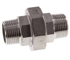 Racor recto de unión R1'' Acero inoxidable Junta plana PTFE 16bar (224.8psi)