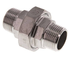 Racor recto de unión R1'' Acero inoxidable Junta plana PTFE 16bar (224.8psi)