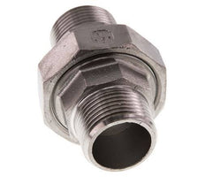 Racor recto de unión R1'' Acero inoxidable Junta plana PTFE 16bar (224.8psi)