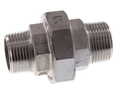 Racor recto de unión R1'' Acero inoxidable Junta plana PTFE 16bar (224.8psi)