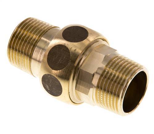 Racor recto de unión R3/4'' Latón Junta plana Centellen 16bar (224.8psi)