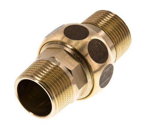 Racor recto de unión R3/4'' Latón Junta plana Centellen 16bar (224.8psi)