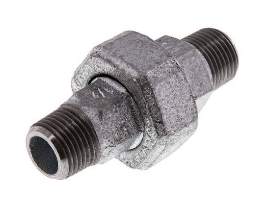 Racor recto de unión R1/2'' Junta plana de hierro fundido 25bar (351.25psi)