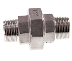 Racor recto de unión R3/4'' Acero inoxidable Junta plana PTFE 16bar (224.8psi)