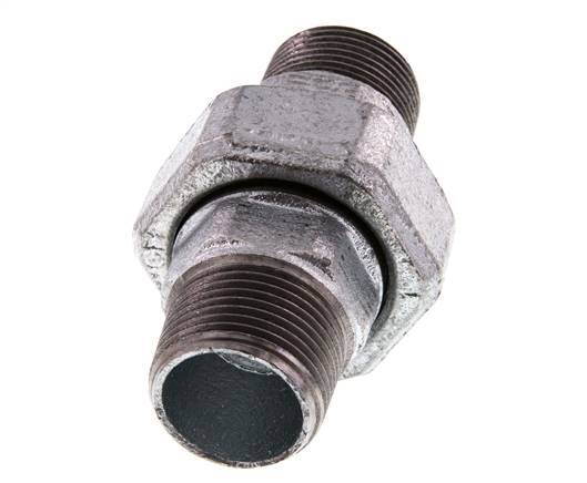Racor recto de unión R1'' Junta plana de hierro fundido 25bar (351.25psi)