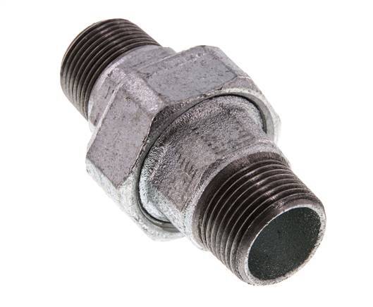 Racor recto de unión R1'' Junta plana de hierro fundido 25bar (351.25psi)