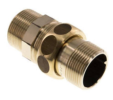 Racor recto de unión R1 1/4'' latón junta plana Centellen 16bar (224.8psi)