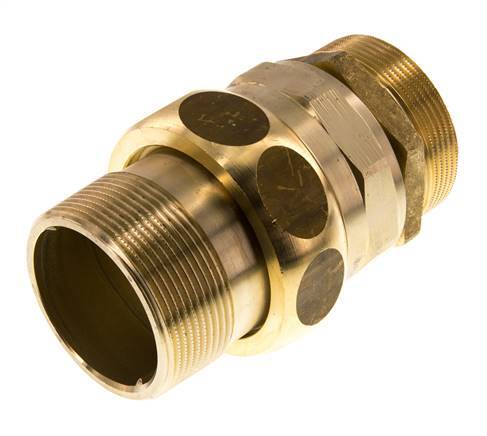 Unión Conector Recto R2'' Latón Junta Plana Centellen 16bar (224.8psi)