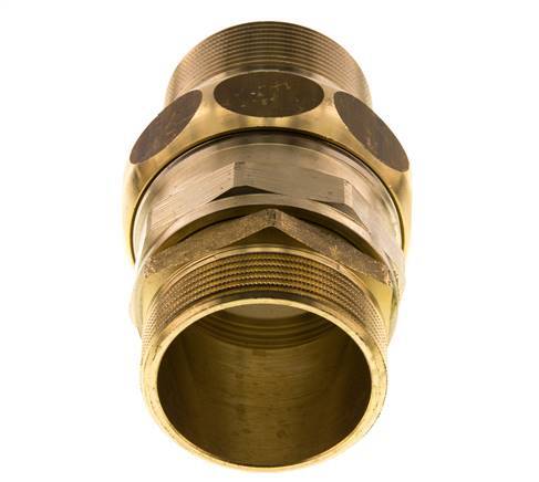 Unión Conector Recto R2'' Latón Junta Plana Centellen 16bar (224.8psi)
