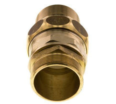 Unión Conector Recto R2'' Latón Junta Plana Centellen 16bar (224.8psi)