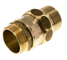 Unión Conector Recto R2'' Latón Junta Plana Centellen 16bar (224.8psi)