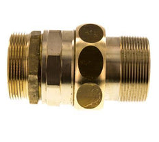 Unión Conector Recto R2'' Latón Junta Plana Centellen 16bar (224.8psi)